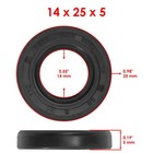 Caltric Clutch Push Lever Oil Seal For Yamaha Virago 1100 Xv1100 Xv1100s 86-1999