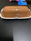 Dansk Mesa Terracotta Covered Butter Dish Portugal