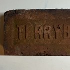 Terry Bros Embossed Clay Rectangular Brick Red Brown Rough Finish 1850