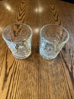 Libbey Clear Carats Heavy Double Old Fashioned Whiskey Glasses Set Of 2