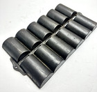 Antique Wagner Ware Cast Iron French Roll Pan  9 New England Style Mini Breads