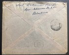 1945 Haifa Palestine Censored Cover To Oil Company Abadan