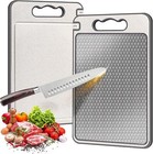 Titanium Double-sided Cutting Boards Titanium Chopping Board For Kitchen Camping