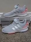 Size 1 5 Girl s Adidas Racer Tr 2 0 C Grey Athletic Sneaker Shoes Gw4836