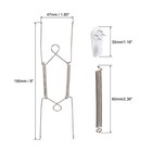 8 Inch Stainless Steel Wall Plate Hangers Invisible Wall Hooks For Plates 5pcs