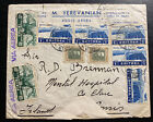 1940 Addis Ababa Ethiopia Airmail Commercial  Cover To Ennis Ireland Ala Littori