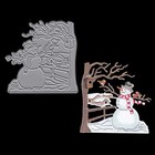 Intricate Carbon Steel Cutting Dies - Christmas Snowman For Creative Projects