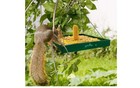 Hanging Bird Feeder Tray Wooden Mesh Seed Platform Green Hummingbird Garden 1pk