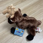 Ganz Webkinz Reindeer Moose Plush With Code  hm137 Interactive Online Game Code