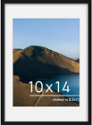 10x14 Picture Frame Black  Display Pictures 8 5x11 With Mat Or 10x14 Without Mat