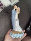 8  Wedding Cake Topper Statue Resin Couple Bride   Groom Kiss Embrace Figurine