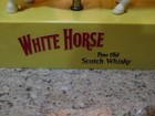 Vintage White Horse Scotch Whisky Advertising Lamp Light Bar Barware Mancave