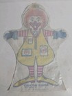 Historic 1960 s Mcdonald s Ronald Mcdonald Plastic Hand Puppet 1st Free Shipping
