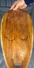 Vintage Hand Carved Wooden Mask Dot Painted Tribal Folk Art Wall Decor 20 