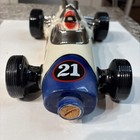 Vintage 1970 Ezra Brooks Whiskey Empty Decanter Indy Race Car  21 Heritage China