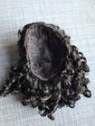 Claudie Wig C Black Curly Hair American Girl Doll Ooak Custom Cecile Replacement