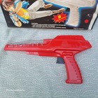Vtg Atomic Laser Gun Toy Electronic Space Ray Shooter Cosmic Pistol Nos Lights