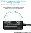 65w Wall Type C Usb-c Ac Adapter Laptop Charger Universal Power Supply Cord 