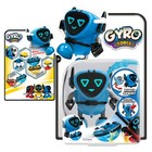 Robot Car  Gyro Spinning Top  Pull Back  Car  Wind Up Toy  Boy Girl New Blue