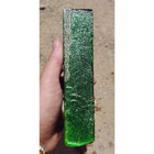 Fiber Optic Glass Green Color Rough Block For Flint Knapping Arrowhead 1 85 