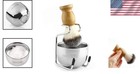 Luxurious Shaving Brush Set With Synthetic Badger Hair   Stainless Steel Stand