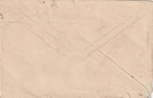 1883 Postal Cover To Indiana  Fancy hand Cancel  Brown 2 Cent Stamp