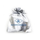 Accents Kingdom Sterling Silver Black Onyx Round Hoop Earrings