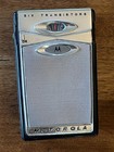 Vintage Motorola Six Transistors Black Handheld Radio W Stand Model X11e Works  