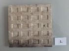 6 Inch Antique Victorian Tile English Floral Lily Design Vintage Fireplace