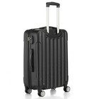 Set Of 3 Lightweight Luggage Set Abs Travel Rolling Spinner Hard Shell Suitcases