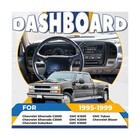 Dashboard Radio Panel Compatible With 1995-1999 Chevrolet Gmc C1500 C2500 C35   