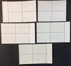 Broadviewstamps Great Britain  810-14 Blocks Of 4 Some W Plate Numbers  Mnh Vf