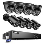 Annke 8ch 1080p H 265  Security Camera System 3k Lite Cctv Dvr Outdoor Ai Kits