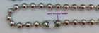 12mm Ball Chain Necklace Choker 14     Nps Steel Beads 1 2   Chunky Biker Chain
