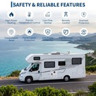 42k-65k Btu Rv Tankless Water Heater 12v On-demand Camper Rv W remote Controller