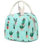 Lunch Bag For Girls Women  Reusable Insulated Lunch Tote Lunch Box For Cactus