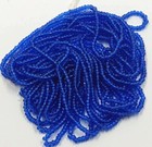 Medium Blue Transparent Glass Czech Seed Beads 11 0 Vintage 20 Grams Bw1-8