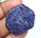 169 70 Ct Natural Huge Blue Sapphire Certified Earth-mined Facet Specimen Rough