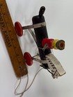 Vtg 60s 70s Tinker Toy Horse Pony Cowboy Parade Rider Wood Wooden Pull Toy Choo 