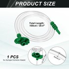 Air Tube Glue Adhesive Dispenser 5cc Syringes Connector Adapter