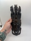 African Hardwood Wall Mask Hand-carved To Tribal Wood Carving No Evil Monkeys