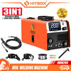 Hitbox 3 In 1 Mig Welder Mma Dc 200a Gasless Igbt 110v Inverter Mig Welding Tool