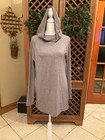 Athleta Athleta Women s Essence Hooded Cowl Neck Tunic Gray Size Medium