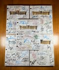 Pirates Of The Caribbean 1-5 Scripts- Signed- Autograph Reprints- Jack Sparrow