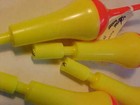12 New Tackle 2000 Rocket Bobbers  4 3 4   Orange  Top Yellow Fishing Bobber Ice