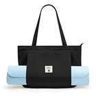  Yoga Bags For Women With Yoga Mats Bags Carrier Carryall Canvas Tote For Black