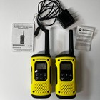 Motorola T500 t600 Talkabout 2 Way Radio  2 Pack  With Case