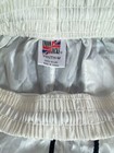 Union Jacks Soccer Shorts Youth Medium White Blck  1990 Draw String Vintage New