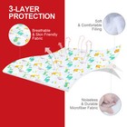 Pack N Play Mattress Pad Cover Printed Mini Crib Quilted Playpen Pad 39     27 