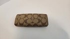 Coach Case Hard Shell Signature Brown Eyeglass Sunglass Classic Print Clamshell